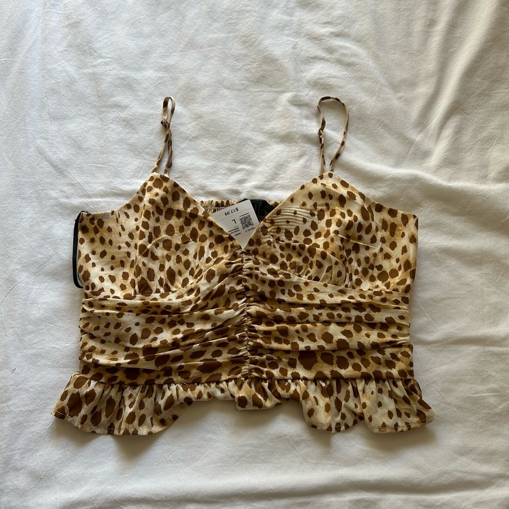 forever 21 cheetah top